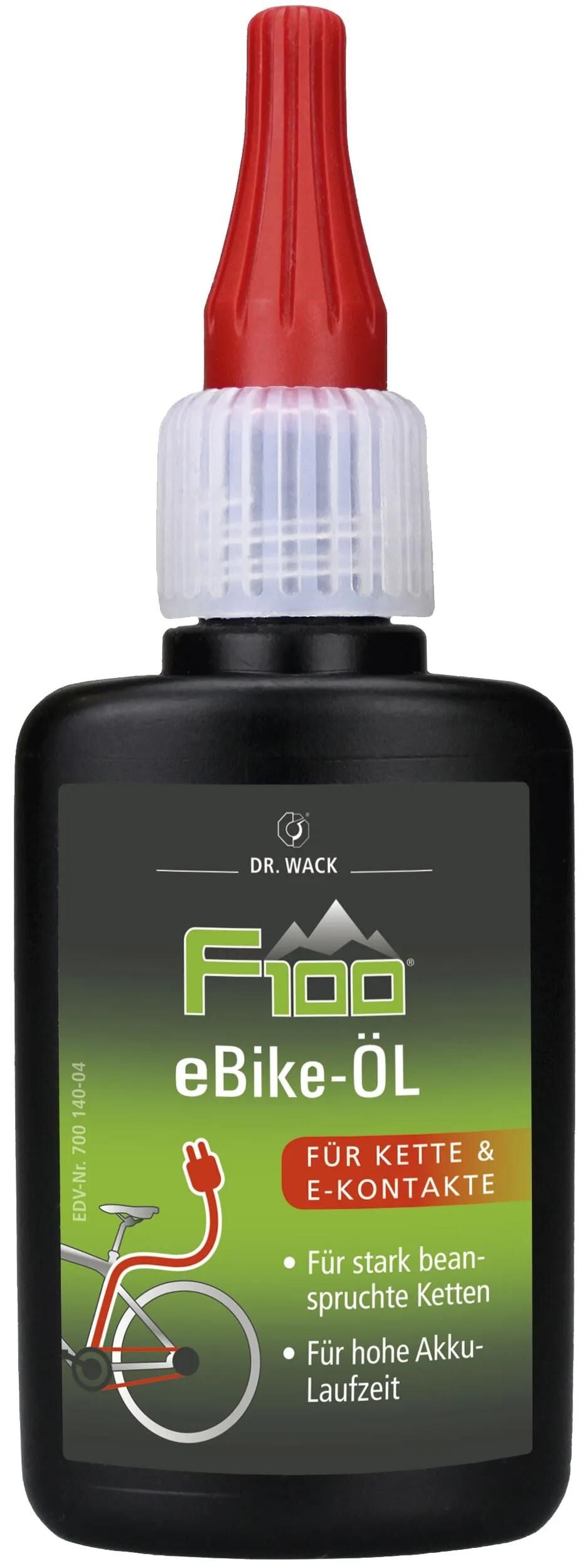 Dr. Wack Oil F100 Ebike-Öl F100 E-Bike Öl Tropfflasche 100 ml
