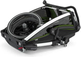 Thule Fahrrad-Kinderanhänger Chariot Cab Double. Kinderanhänger char. cab 2 aku cyp.grün