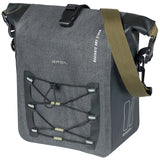 Basilikum Navigator Storm M - sportliche und funktionelle Single -Fahrrad -Tasche - Schwarz
