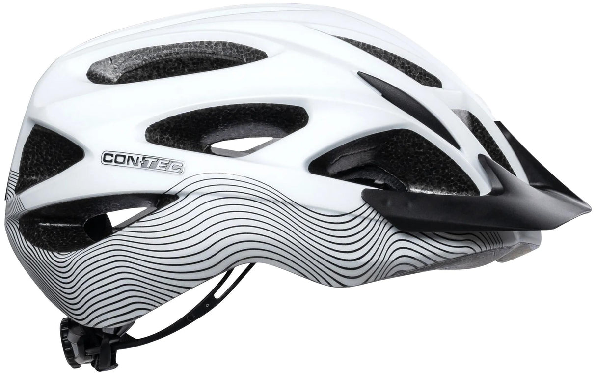 Contec Helm Laska CT Helme Laska Gr. s m mattweiß schwarz