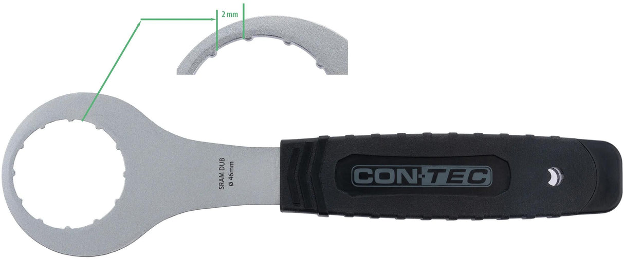 Contec Halterungsset-Entferner TFP-170 CT Bot. Halterungsabzieher TFP-450 SRAM Dub 2 mm