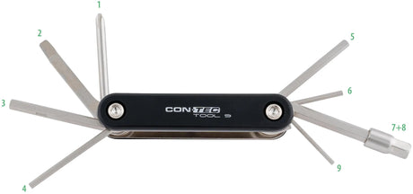 Contec Multifunktionswerkzeug Werkzeug 9 CT Multifunktionswerkzeug 9 9 Funktionen