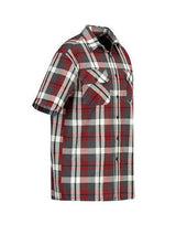 Storvik Karohemd Kurzarm Blockdesign 32 xxxxl