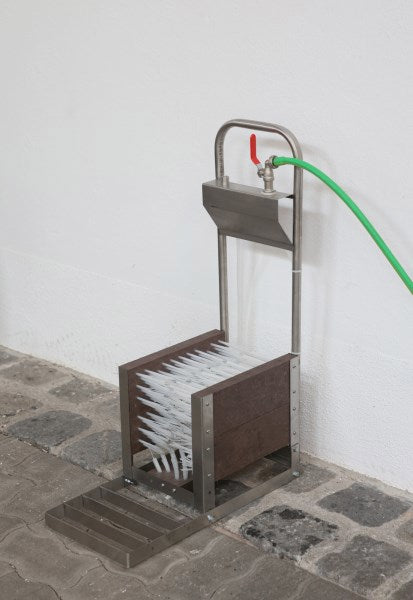 Kerbl Produkte Stiefelreiniger Edelstahl