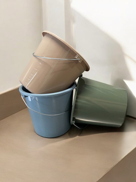 Kunststoff-Haushaltseimer 5 Liter Ökofarben | 25 Stück
