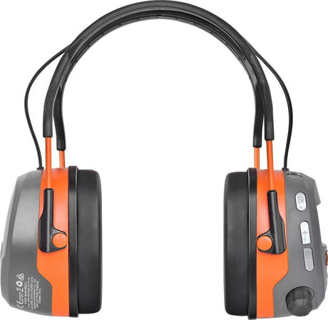 Der Ohrenschützer von Kerbl funktioniert mit Radio und Bluetooth
