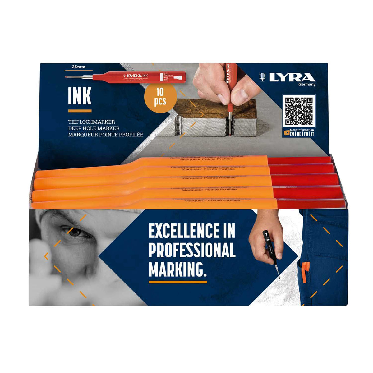 Lyra Products Deep Marker Markenmarker rot