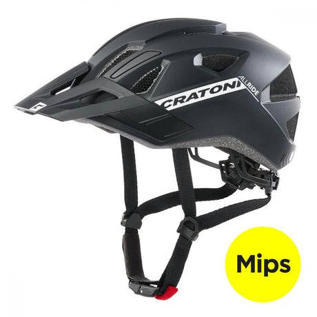Cratoni Helm Allride Mips schwarz matt uni