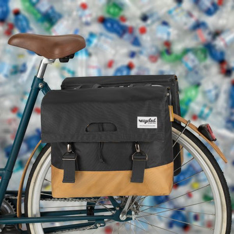 Urban Proof Doppelte Fahrradtasche - Schwarz Gelb - 40L