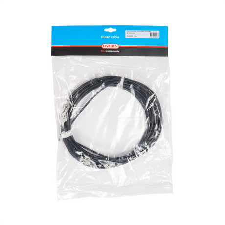 REM Außenkabel fließen mit Auskleidung Ø5,0 mm 10 Meter - schwarz (Rollen)