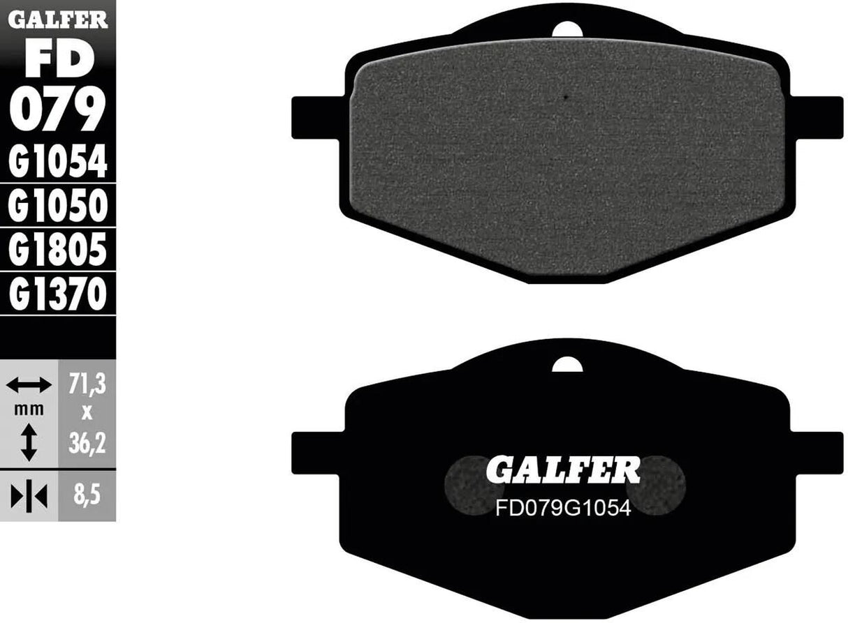 Galfer Bremsbeläge fd079 Bremsbelag fd079 g1054 organisch