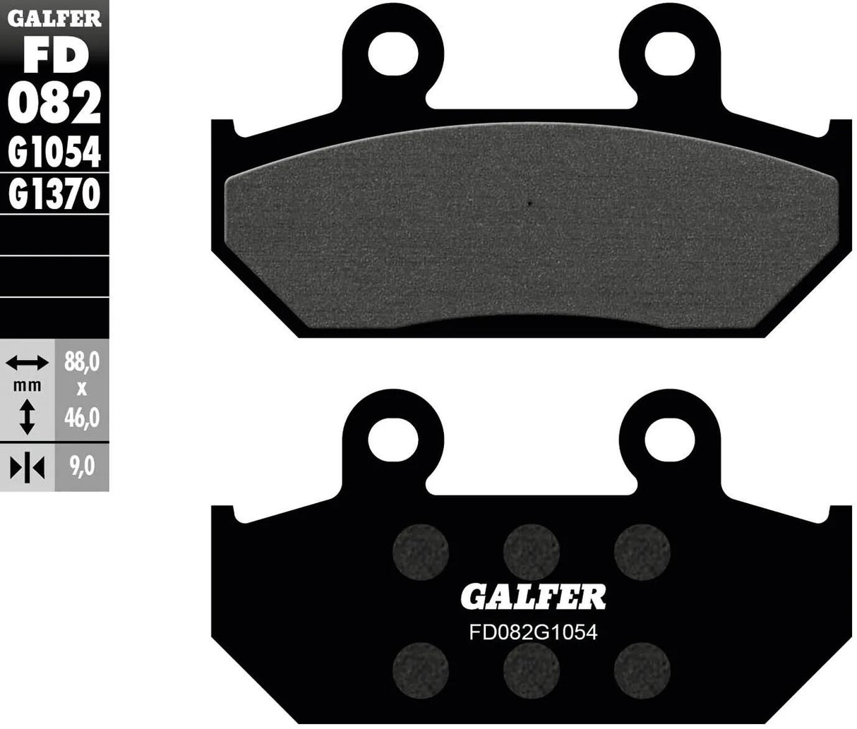 Galfer Bremsbeläge fd082 Bremsbelag fd082 g1054 organisch