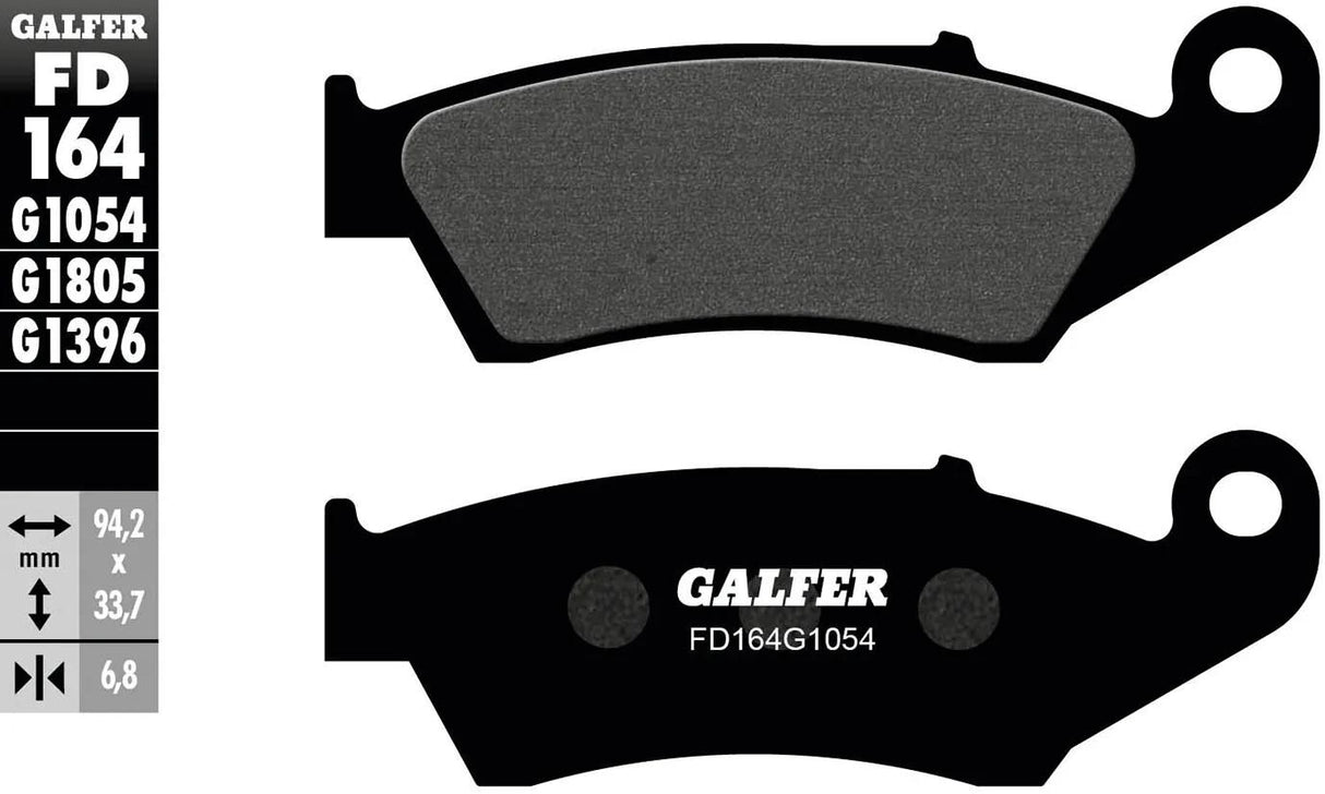 Galfer Bremsbeläge fd164 Bremsbelag fd164 g1054 organisch