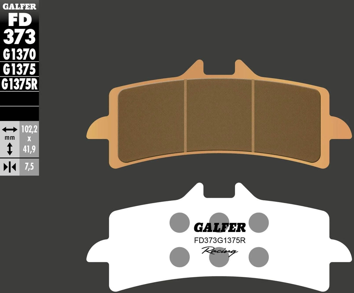 Galfer Bremsbeläge fd373 Bremsbelag fd373 g1375r Sint.Metal Racing