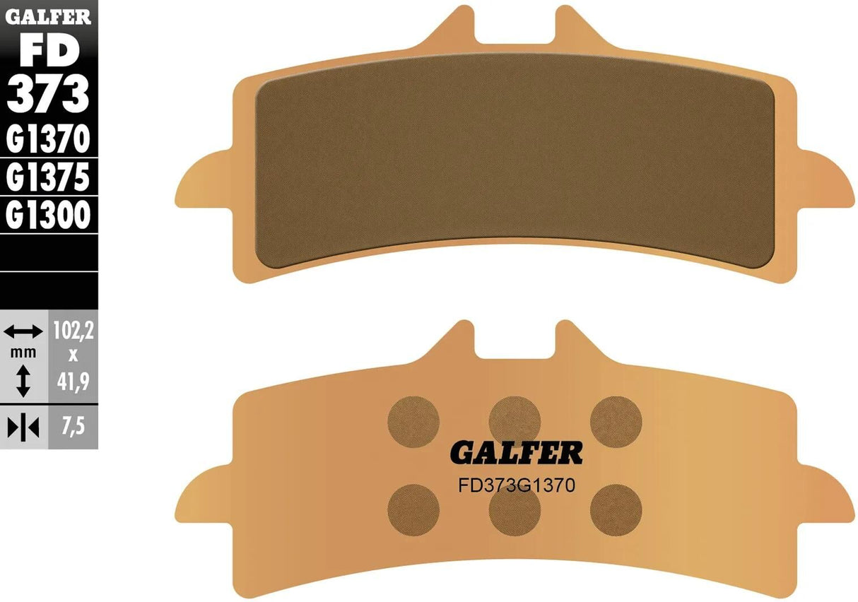 Galfer Bremsbeläge fd373 Bremsbelag fd373 g1370 Sint.Metal Street