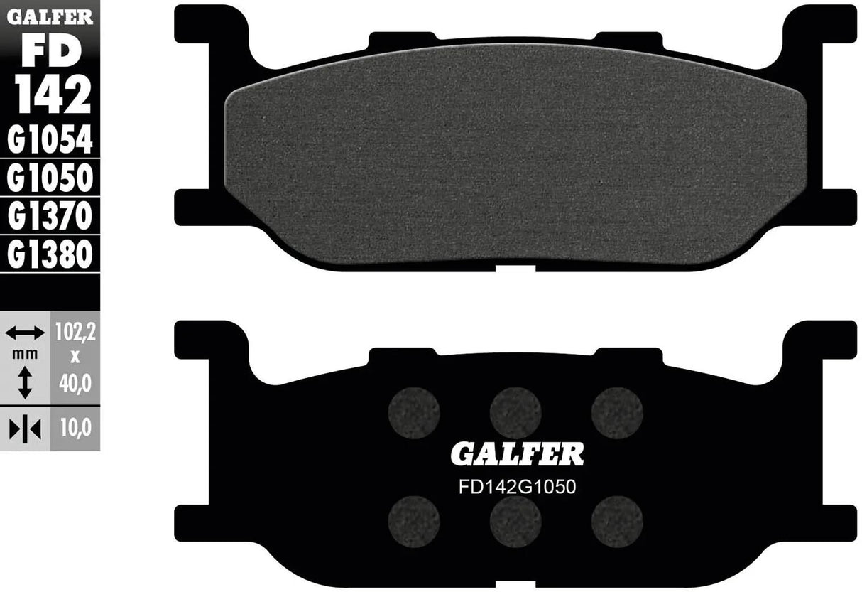 Galfer Bremsbeläge fd142 Bremsbelag fd142 g1050 organisch