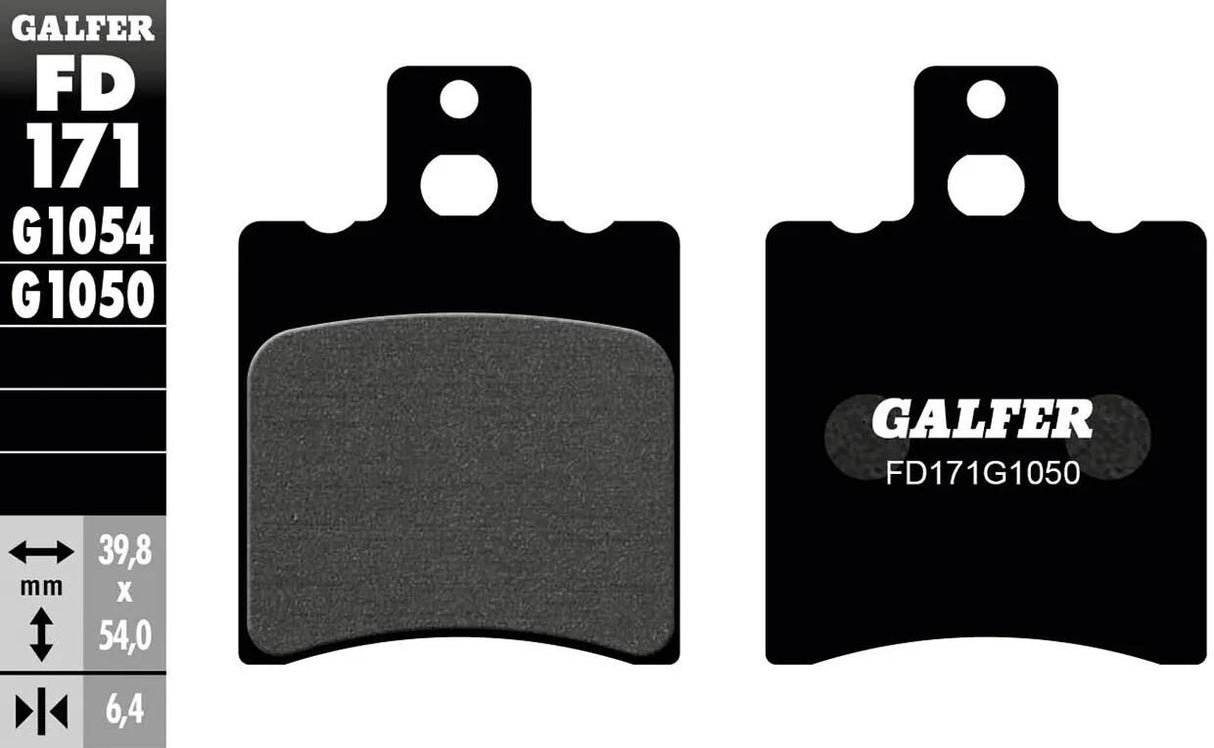Galfer Bremsbeläge fd171 Bremsbelag fd171 g1050 organisch