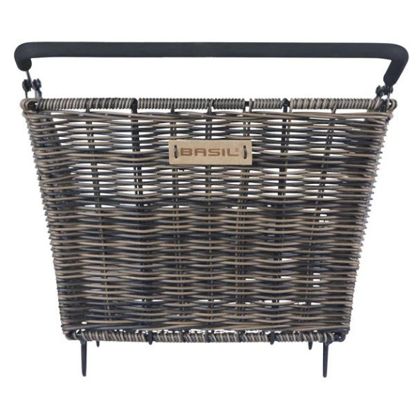 Basil Fahrradkorb Cento Rattanoptik Multisystem 41 x 25 x 12 cm - Braun