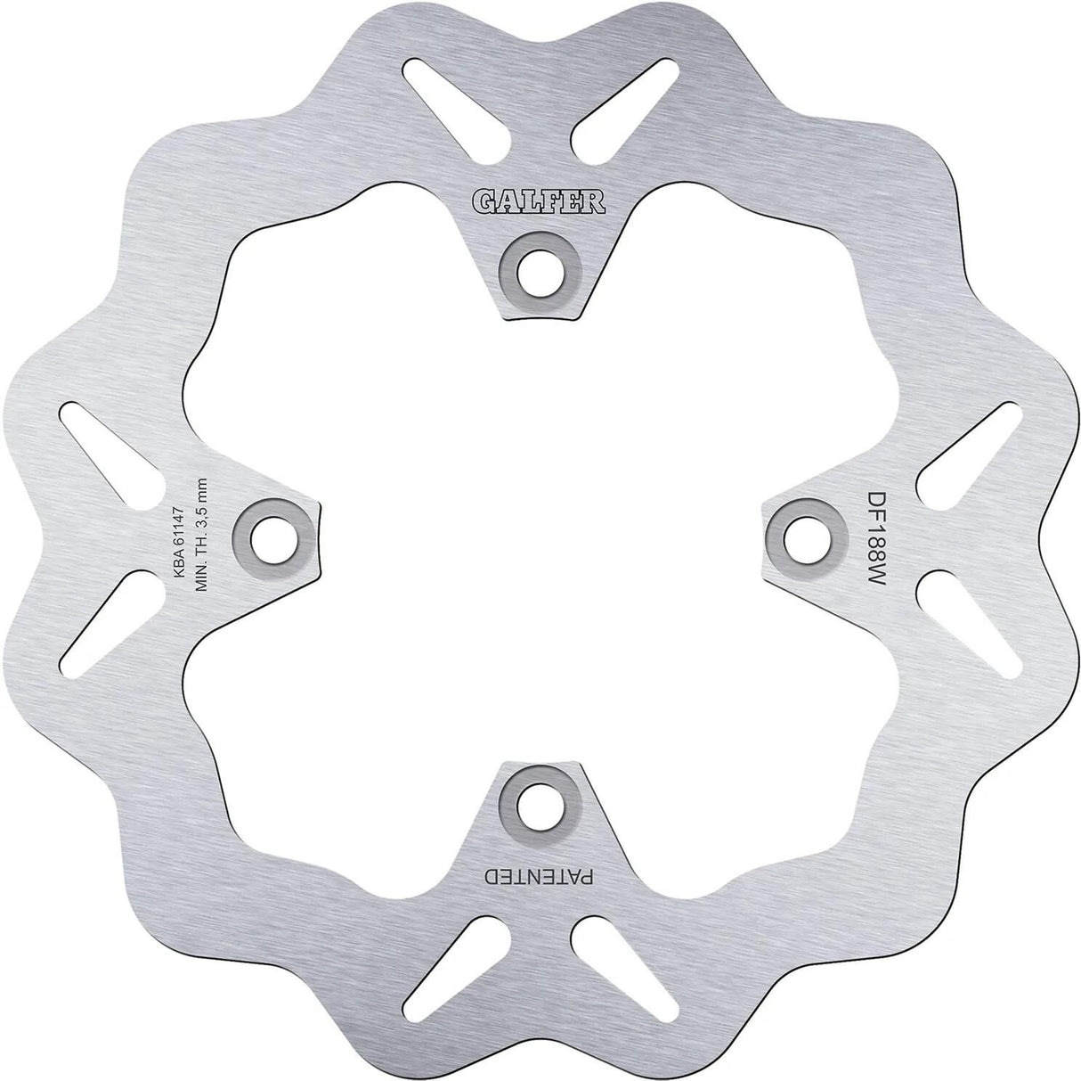 Galfer Wave-Bremsscheibe DF188 Rotor DF188 Typ W starr
