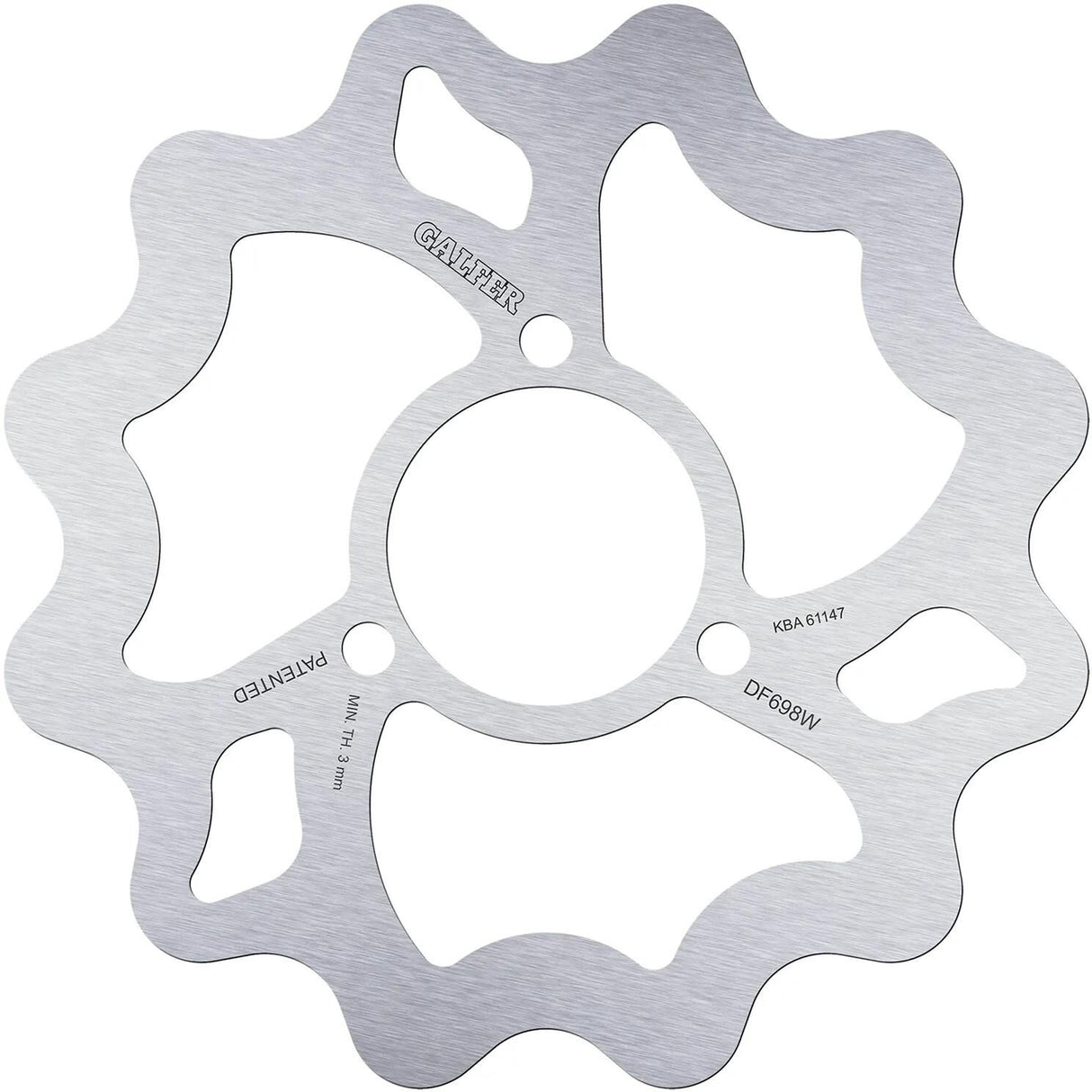 Galfer Golf Bremsscheibe DF698 Rotor DF698 Typ w starr