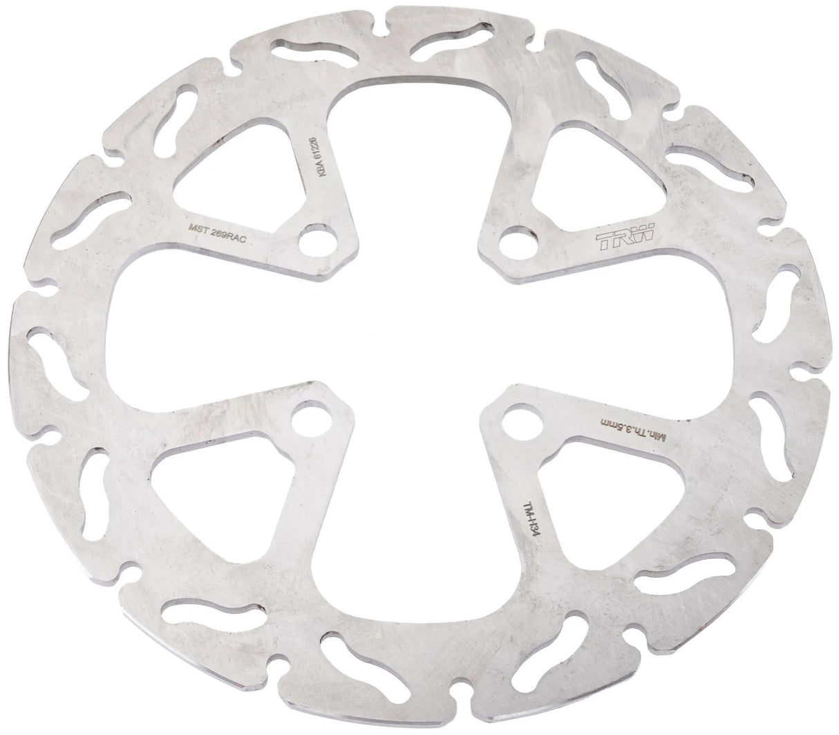 TRW-Bremsscheibe mst269rac. Rotor mst269rac starr