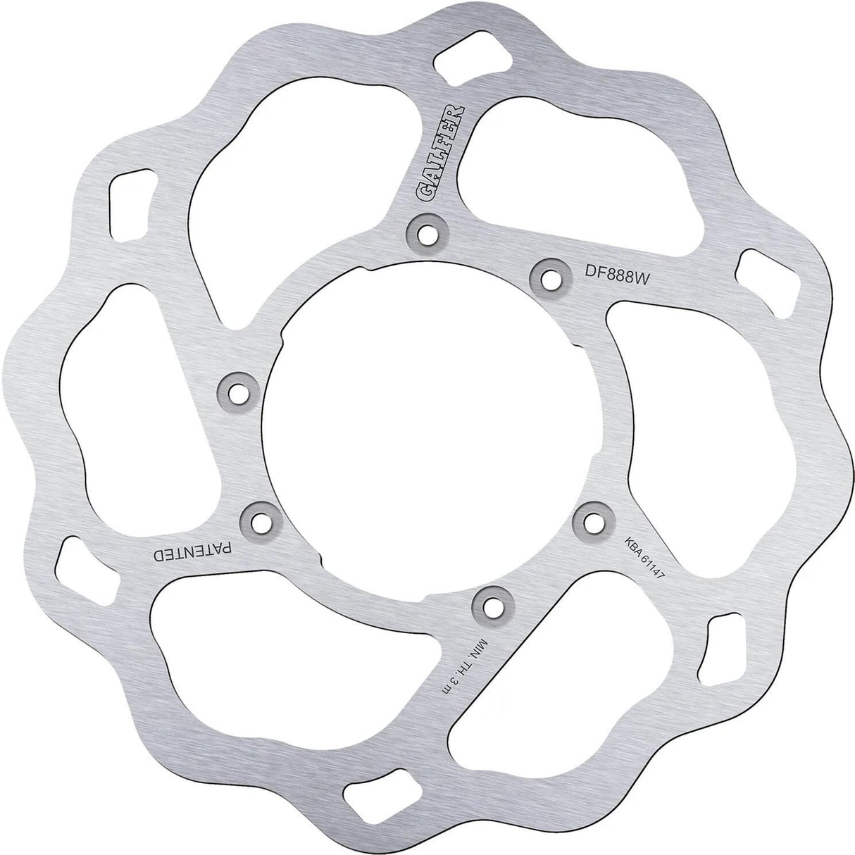 Galfer Wave-Bremsscheibe DF888 Rotor DF888 Typ W starr
