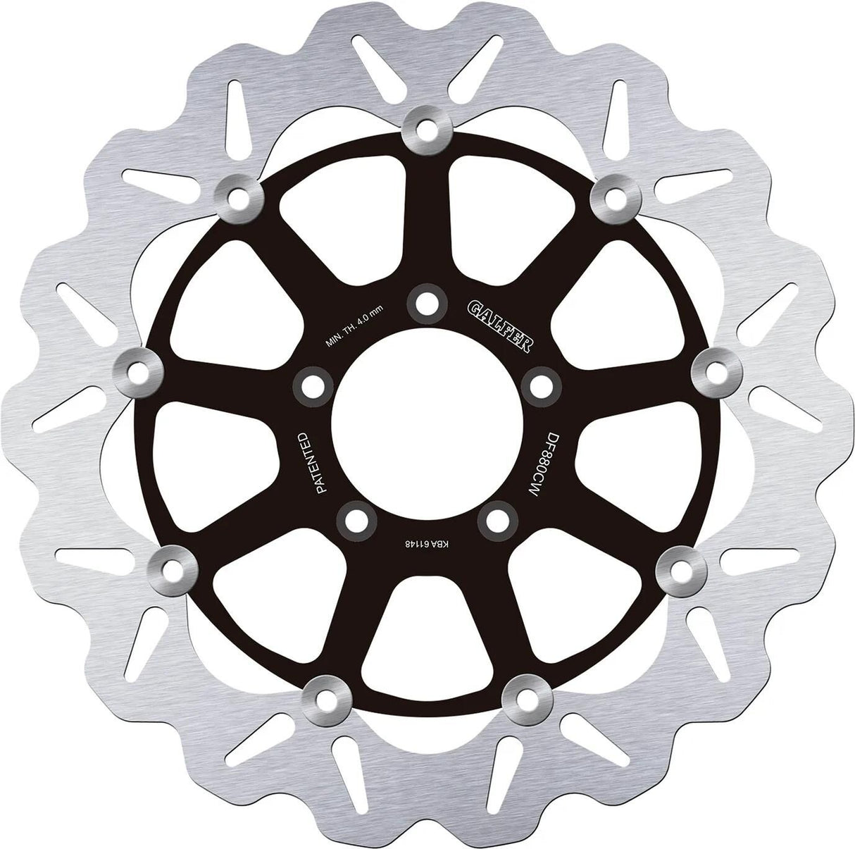Galfer Golf Bremsscheibe DF880 Rotor DF880 Typ CW schwimmend