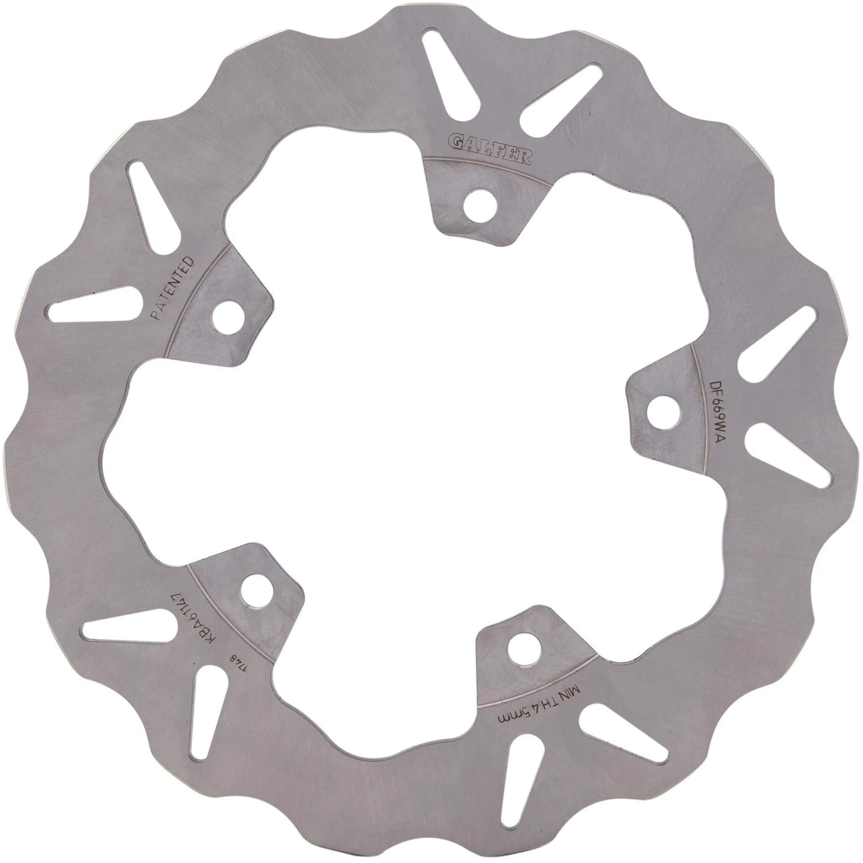 Galfer Golf Bremsscheibe DF669 Rotor DF669 Typ WA starr