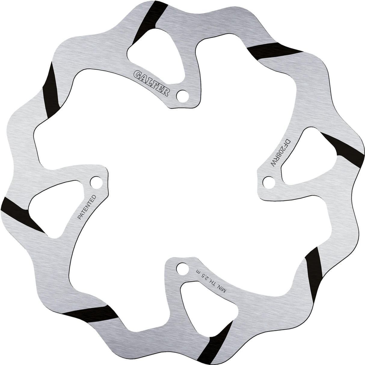 Galfer Golf Bremsscheibe DF208 Rotor Bremsscheiben Starr gerillt