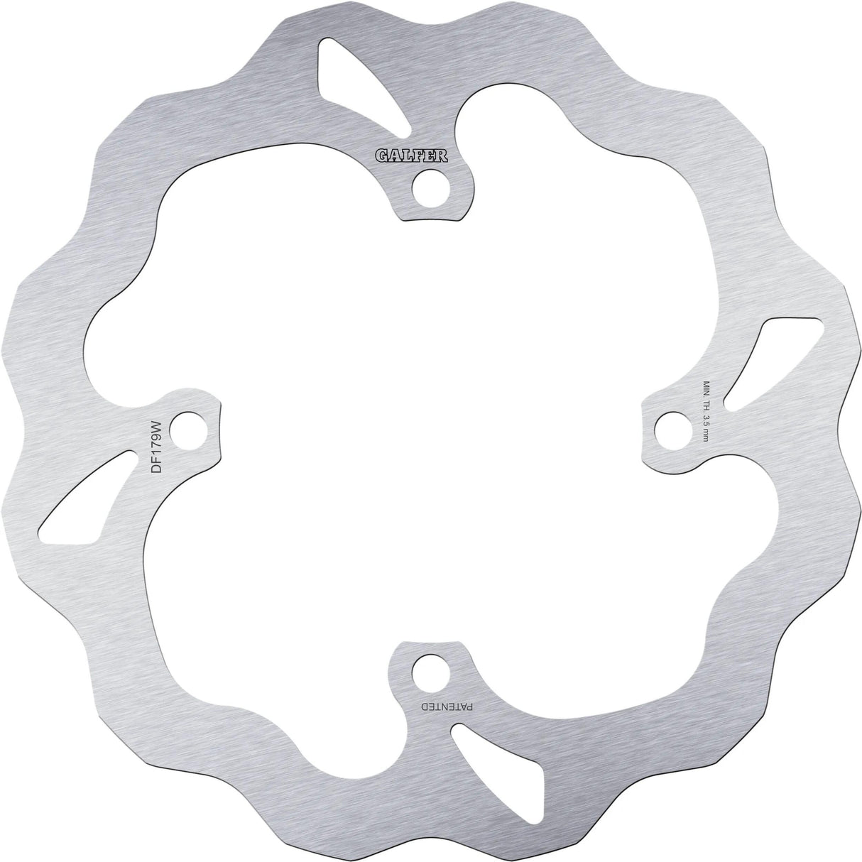 Galfer Golf Bremsscheibe DF179 Wave Rotor DF179 Typ W Offroad starr
