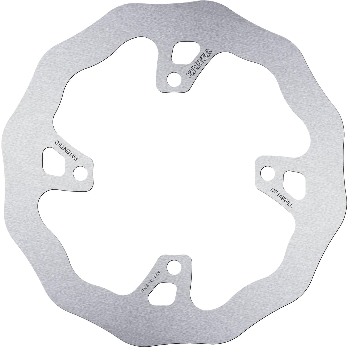 Galfer Golf Bremsscheibe DF149 Wave Rotor DF149 wird im Gelände starr und schlammig sein
