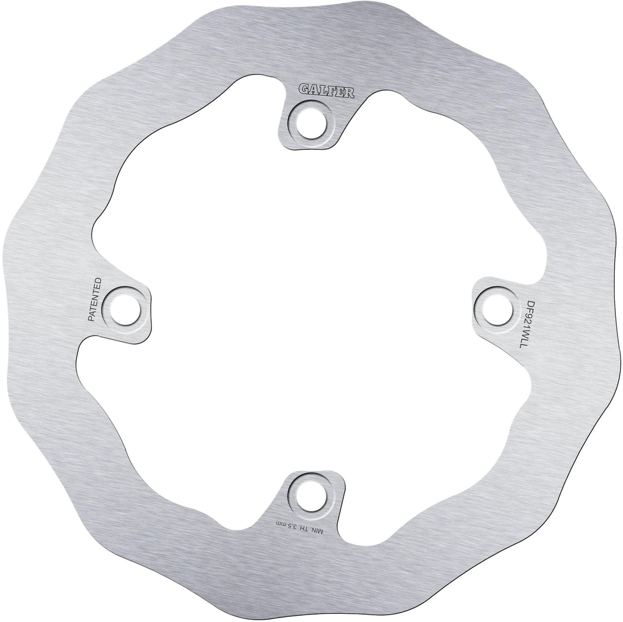 Galfer Wave-Bremsscheibe DF921 Wave-Rotor DF921 wird im Gelände starr und schlammig sein