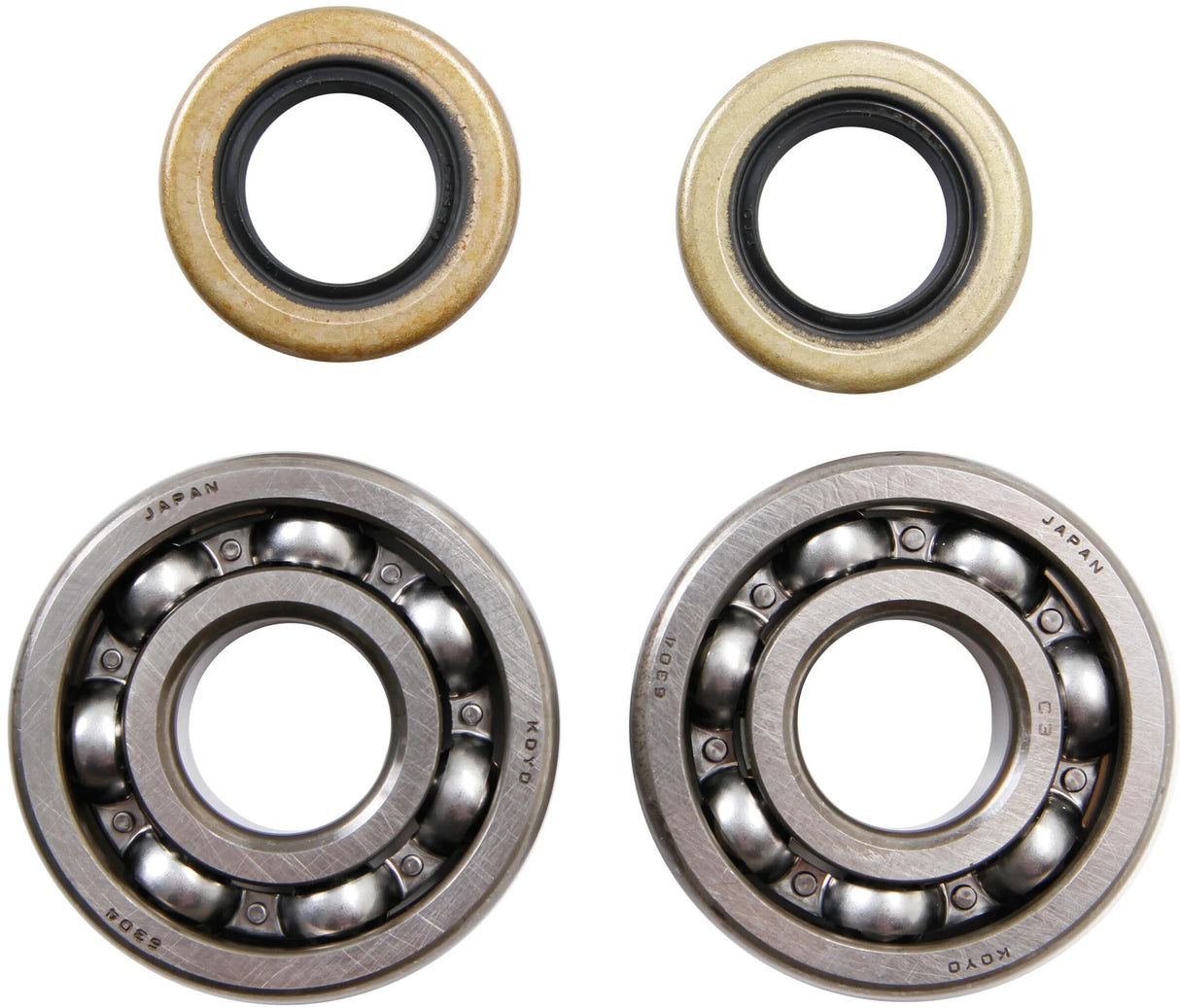 All Balls Racing Kurbelwellenlagersatz Kurbelwellenlagersatz ab 24-1102 mit Simmerringen
