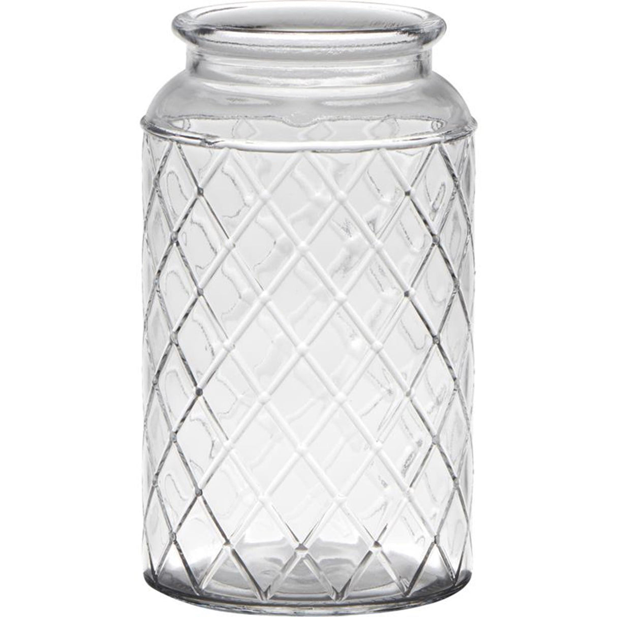 Hakbijl Glas Brüssel Vase Glas mit Motiv ø10xh18cm