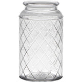 Hakbijl Glas Brüssel Vase Glas mit Motiv ø10xh18cm