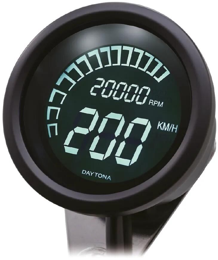 Daytona Tacho Velona 60 Dark Twin. Tacho Velona Twin S 60mm 399km h