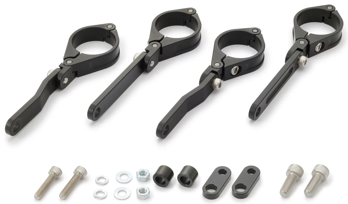Daytona zweiachsiger Scheinwerferhalterhalter sh. Aluminium 39mm sw verstellbar