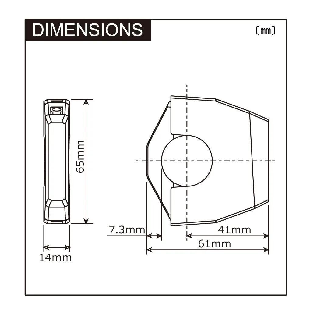 Daytona USB-Buchse Slim-Mount USB-Slim-Mount 2x Typ-A SW 2x 12W