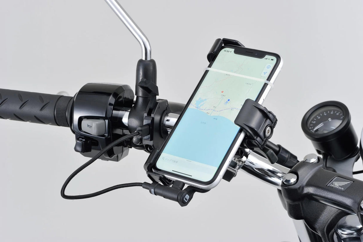 Daytona USB-Ladekabel Motorrad USB-Kabel Typ-C auf Licht SW 20cm