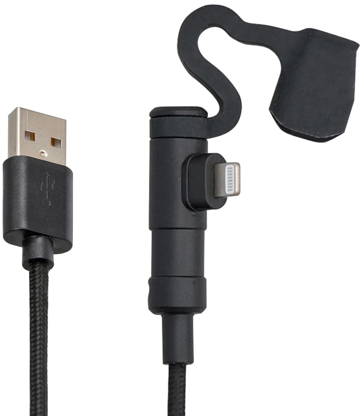 Daytona USB-Ladekabel Motorrad USB-Kabel Typ-A auf Licht SW 20cm