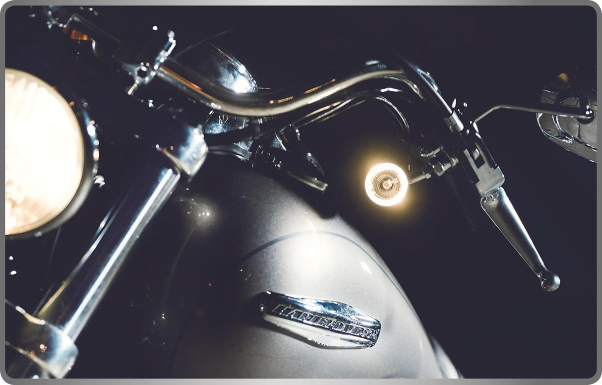 Kellermann LED-Blinker Bullet 1000® pl weiß kl Blinker Bullet 100 weiß, chrom