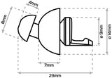 Oxford-Ohrstöpsel filtern Knospen. Gehörschutz-Filterknospen, kleine Passform