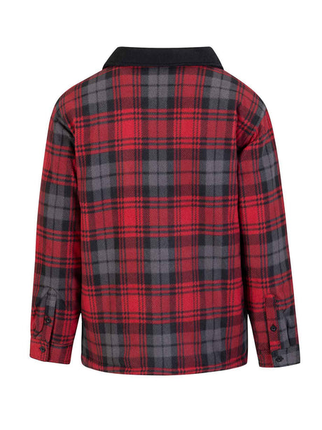 Storvik producten houthakkers fleecevest stanley thermo rood zwart 3xl