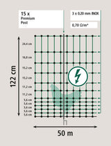 Ako Products Poultrynet Premium elektrifizierbar 50m2
