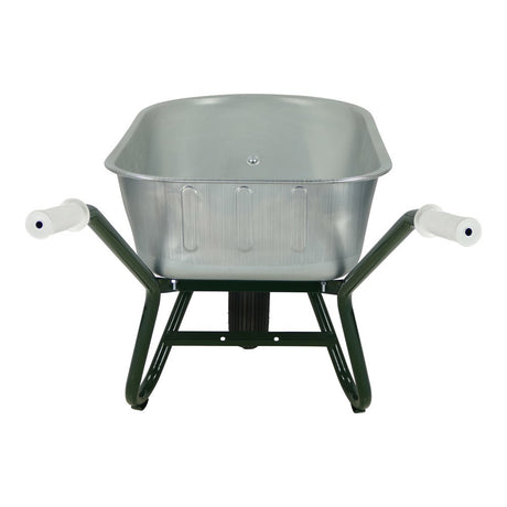 Fort Products Schubkarre 80l verzinkter Behälter mit lackiertem Boden