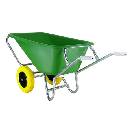 Fort Products Schubkarre f s 165l grüner HDPE-Behälter 2 Räder nie wieder undicht