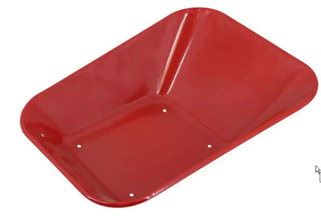 MM Produkte Kinderschubkarre Metallbehälter rot