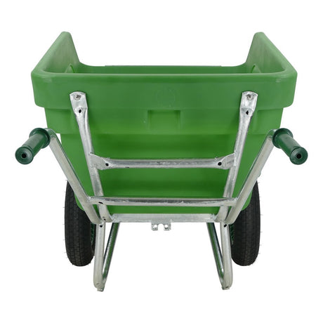 Fort producten kiep kruiwagen f s 300l groen 2 luchtwiel