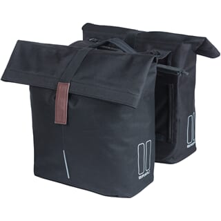 Basil Doppelte Fahrradtasche City Mik 28-32 Liter – Schwarz