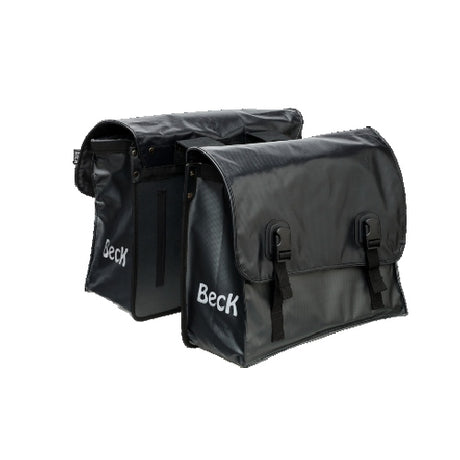 Tas dubbel beck classic zwart tarpauline 46l.